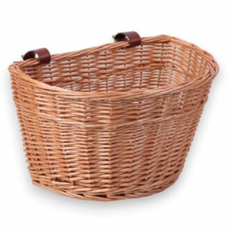 Wicker Front Cargo Bike Basket